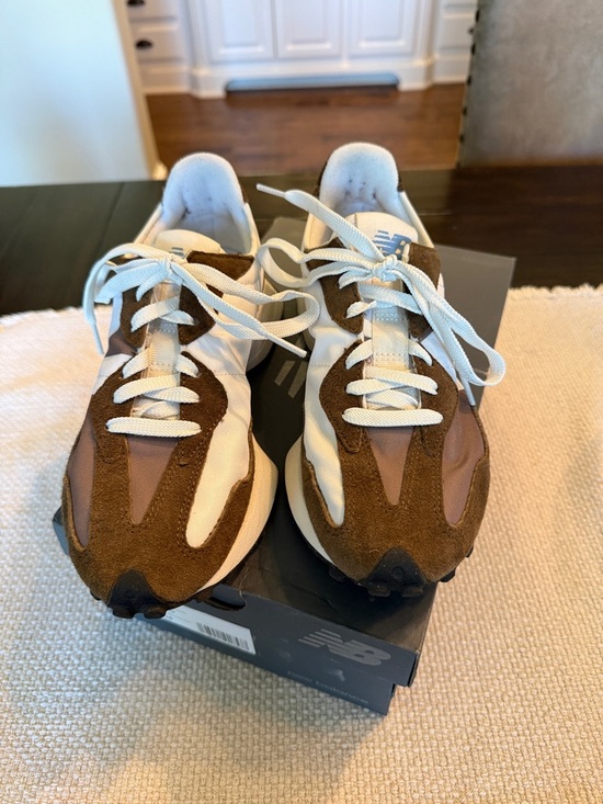 New Balance Shoes - New Balance Women’s Brown and White Retro Runner Sneakers